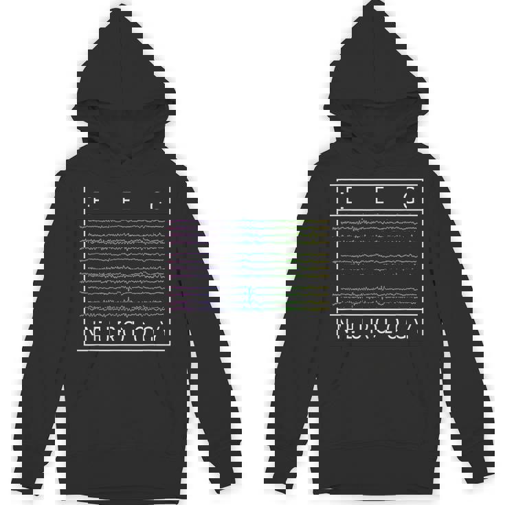 Eeg技術者 神経学 カラフルな脳波 Eeg Hoodie