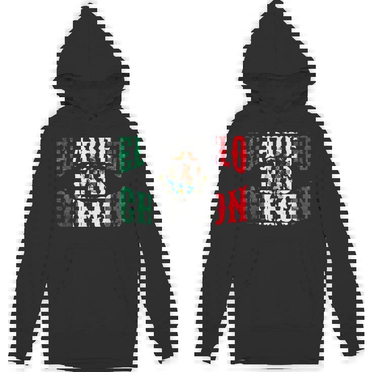 El Abuelo Mas Chingon Mexican Spanish Grandpa Father's Day Hoodie