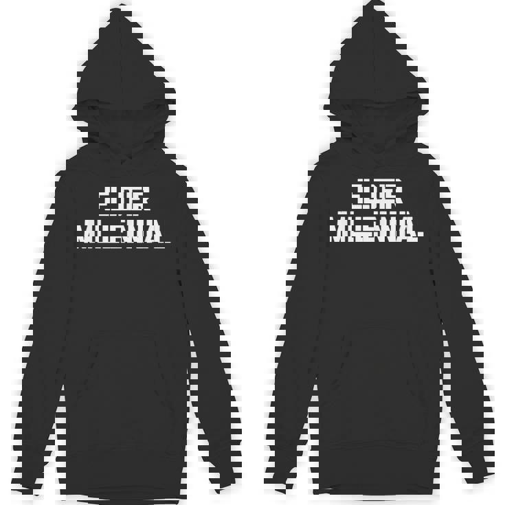 Elder Millennial 面白いことわざ皮肉なノベルティ クール パーカー