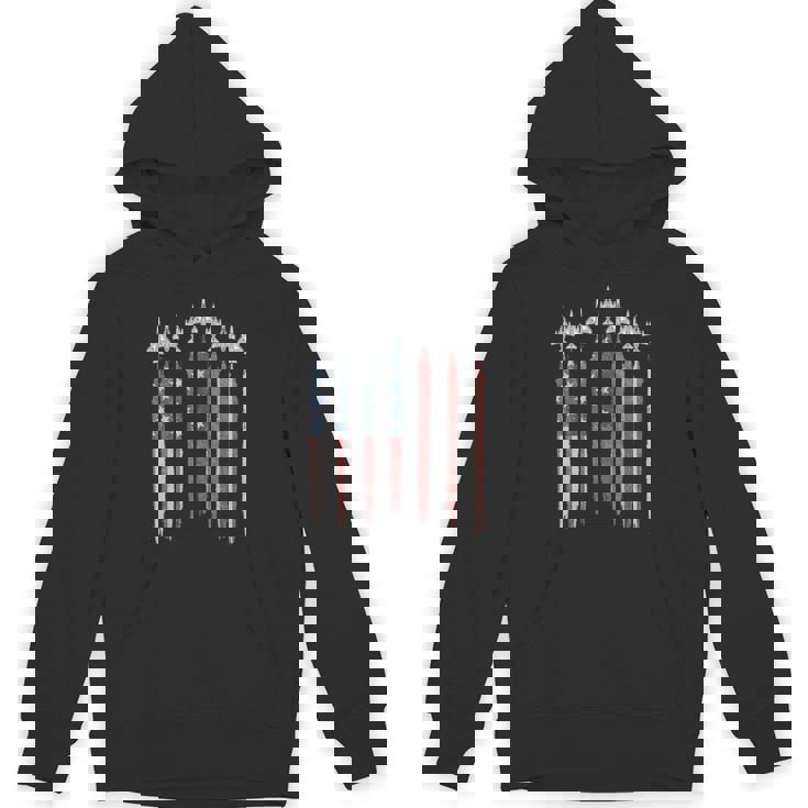 F4 ファントムファイタージェット アメリカ国旗 飛行機 F-4 7月4日 Hoodie