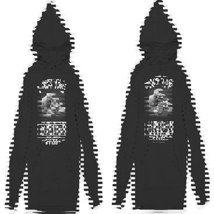 First Time Grandpa 2025 Fist Bump New Grandpa Father's Day Hoodie