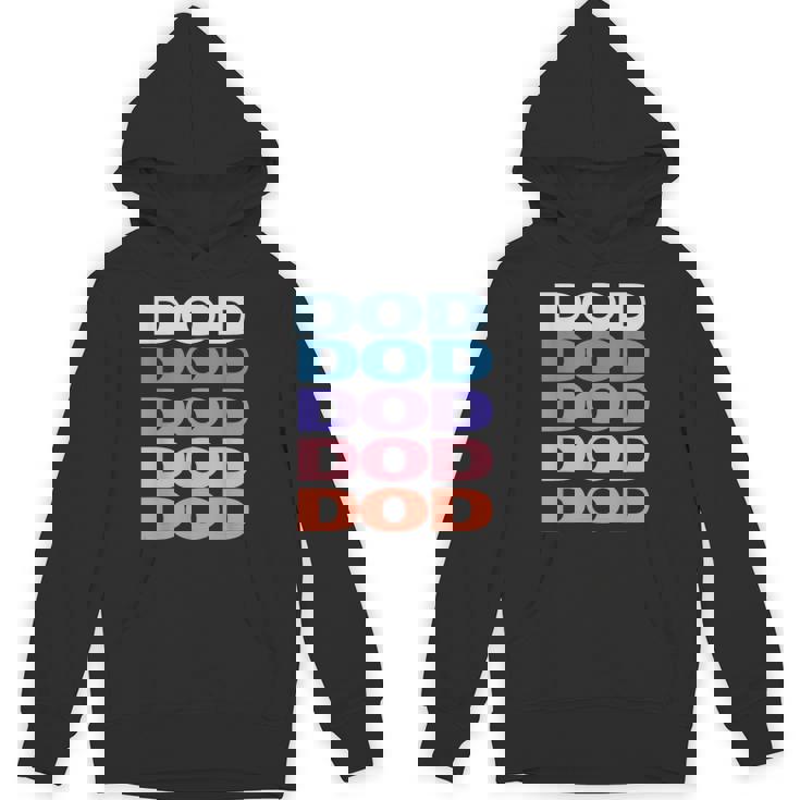 Modern Repeated Text Dod パーカー