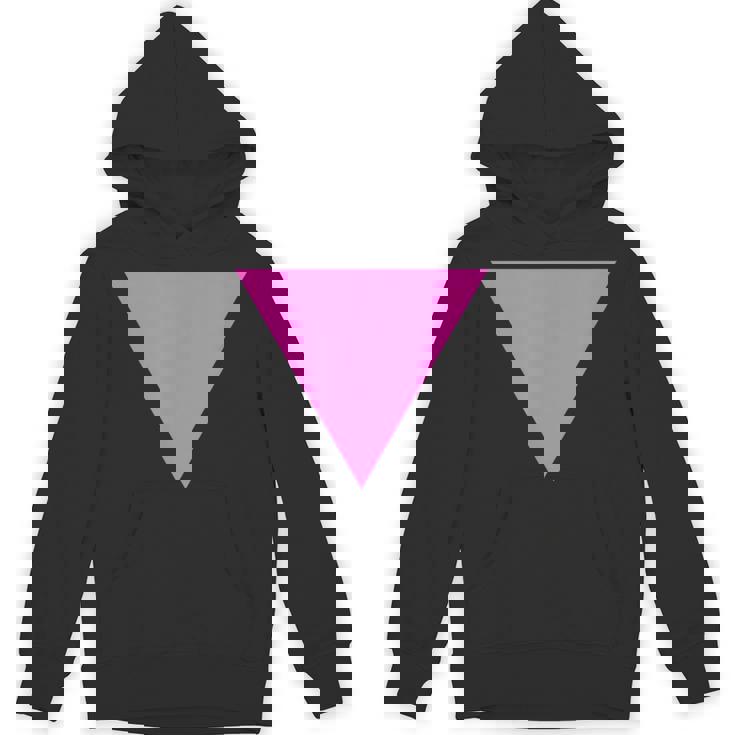 Gay Pride Upside Down Pink Triangle パーカー