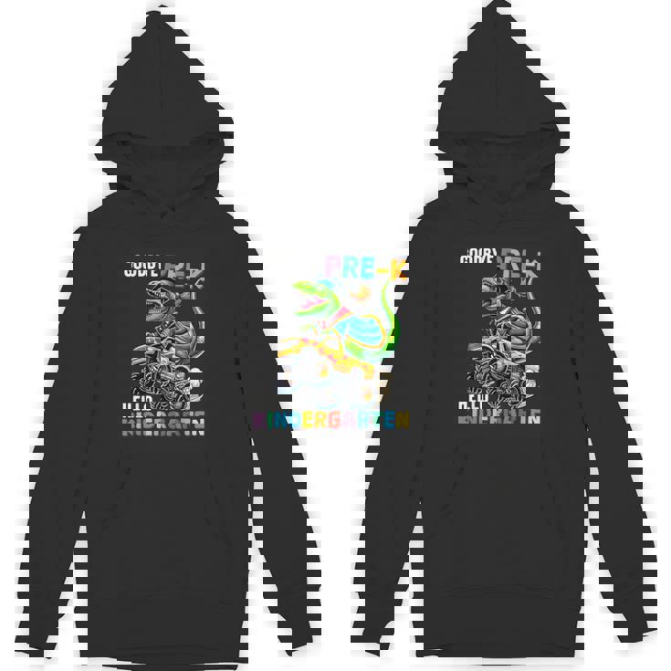 Goodbye Pre-K Hello Kindergarten Dinosaur Graduation Boys Hoodie