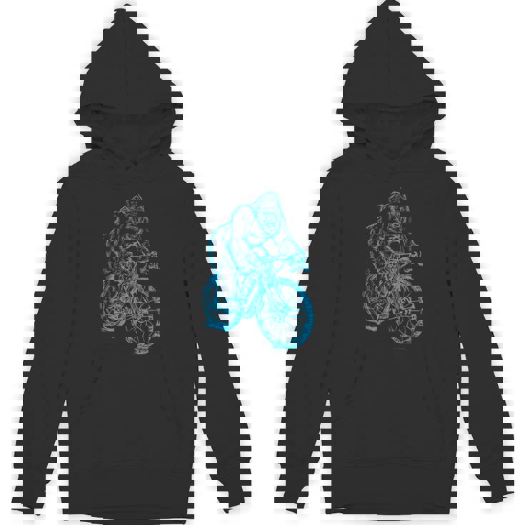 Gorilla サイクリング 自転車 クール モンキー おもしろい 動物 バイク パーカー