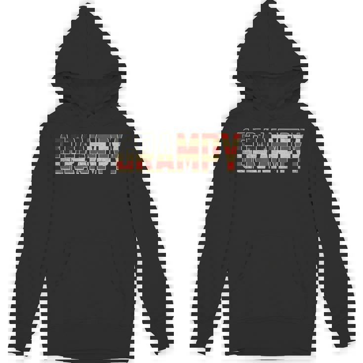 Grampy Bold Patriotic American Flag Father’S Day Grampy Hoodie