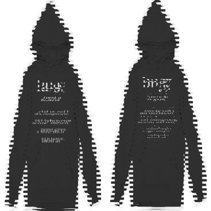 Hangry Definition To Go With Hangry Kit 面白い意味 Hoodie