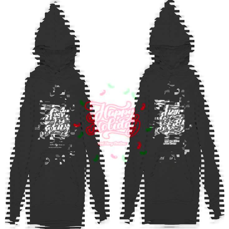 Happy Holiday And Merry Christmas Quote Festive Greetings パーカー