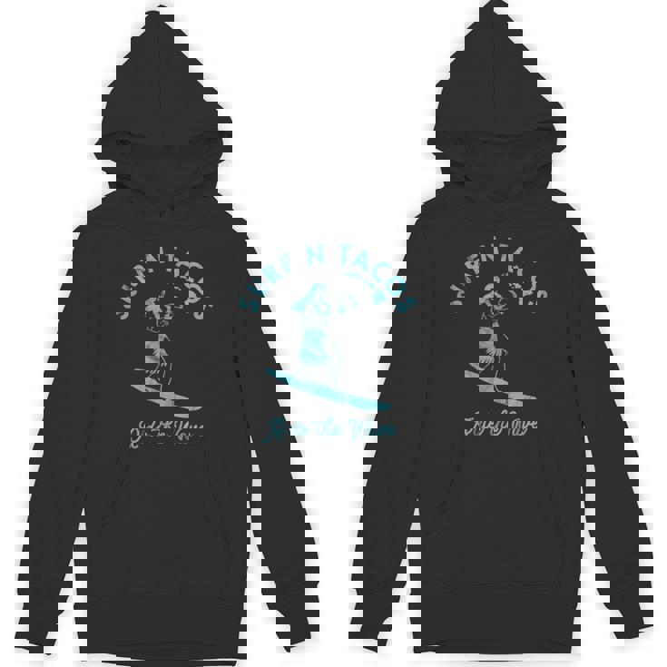 Hawaiiurf N Taco サーファー フラガール ヴィンテージスタイル Hoodie