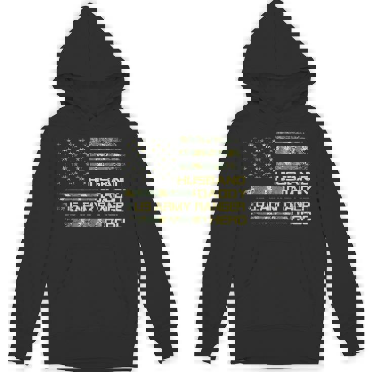 メンズ Husband Daddy Us Army Ranger Hero Flag Usa 迷彩 Hoodie