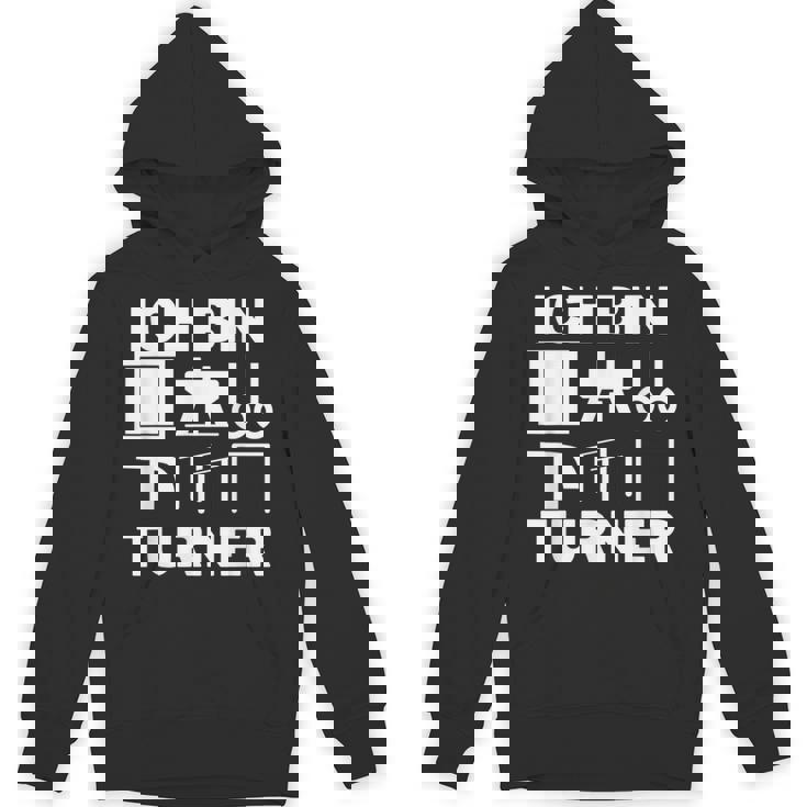 Ich Bin ターナー アート 体操モチーフ 男の子 メンズ パーカー