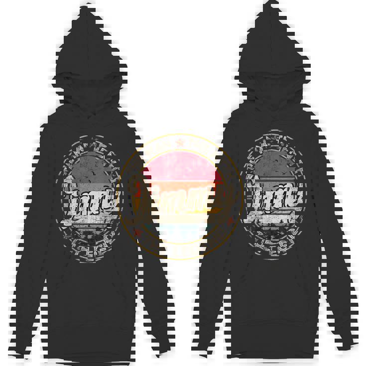Jimmy The Man The Myth The Legend Personalized Name Hoodie