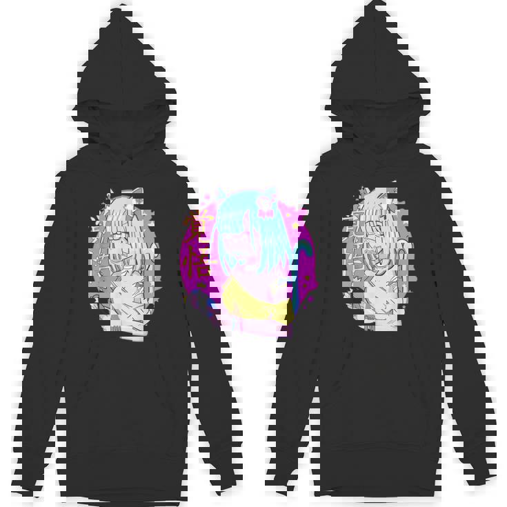 Kawaii Gamer ネコガール メンヘラ 美的パステル ゴス キュート パーカー