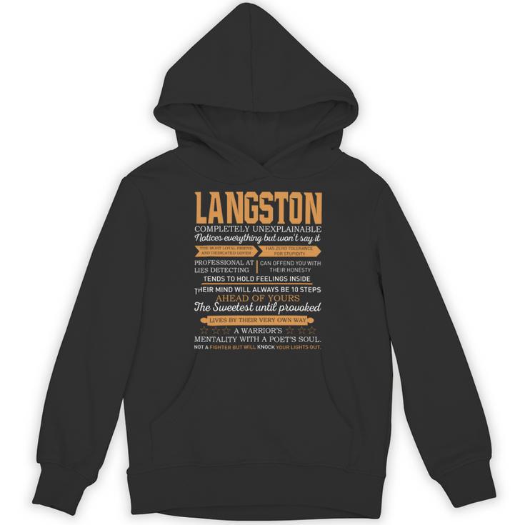 Langston Completely Unexplainable Notices Everything But Won’T Say It Name Hoodie