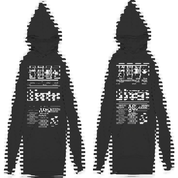 Librarian 面白い図書館ギフト パーカー