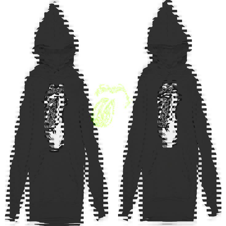 Lickmoke ウィードリーフパターン マリファナ420 大麻ポットギフト Hoodie