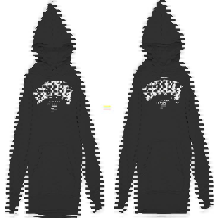 Lietuva リトアニア リトアニア 国旗 愛国的 パーカー