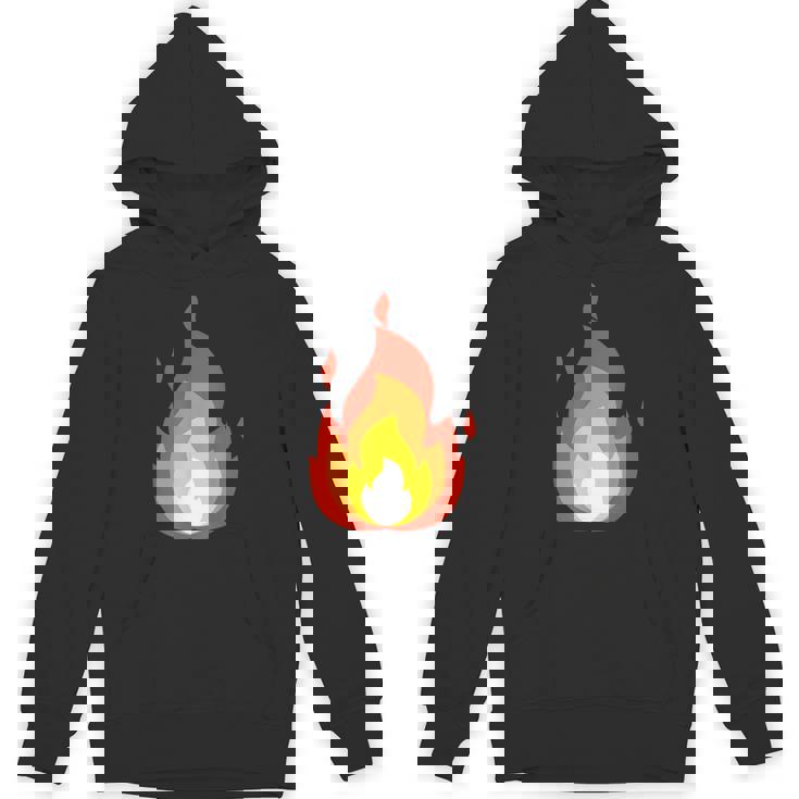 Lit Fire Flame ホットバーニングビーチパーティー パーカー