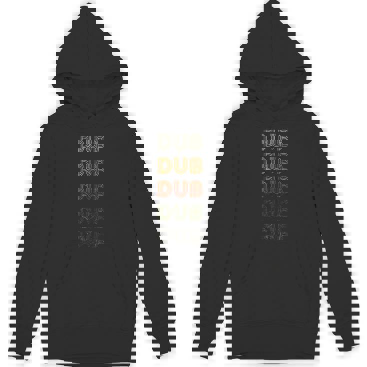 Love Heart Dub グランジ ビンテージスタイル ブラック ダブ Hoodie