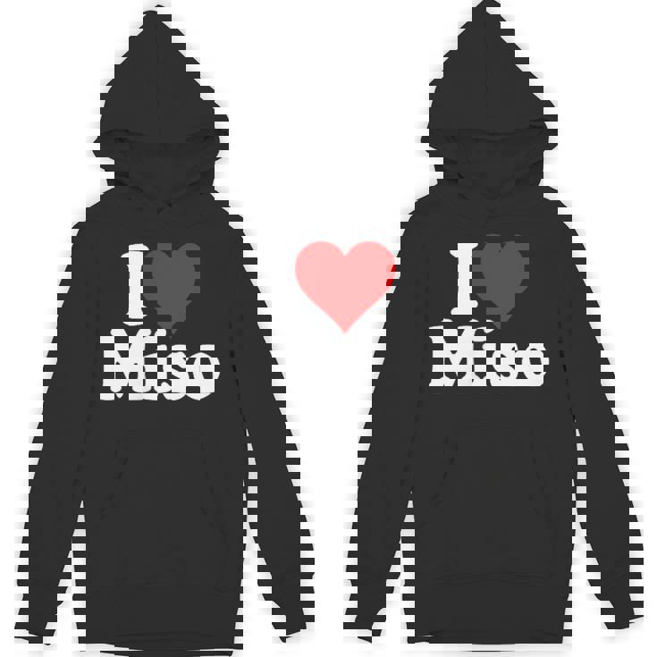 I Love Heart Miso 発酵大豆ペースト ミソスープ パーカー