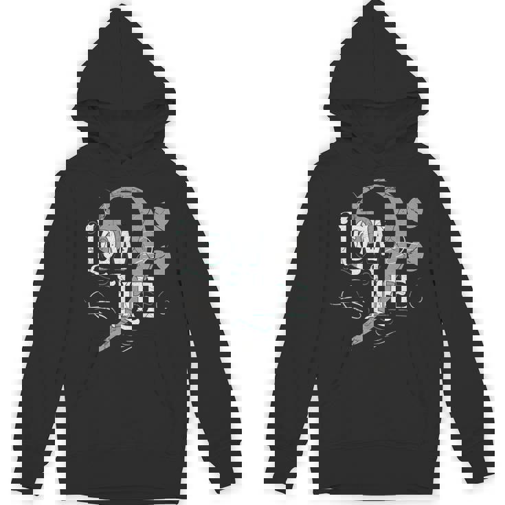 Low Life 低音記号 面白い マーチング ブラスバンド 音符 パーカー