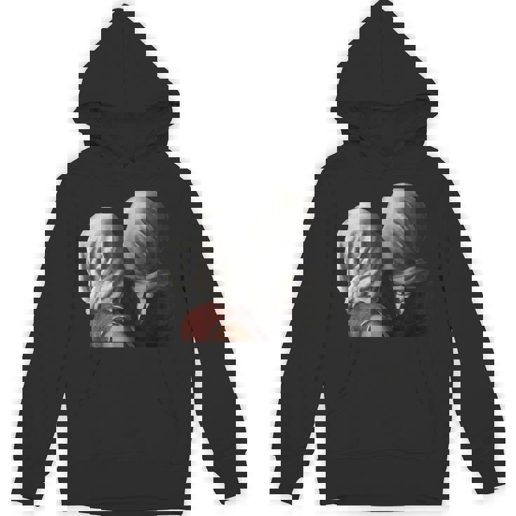 Magritteによるthe Lovers Painting Hoodie