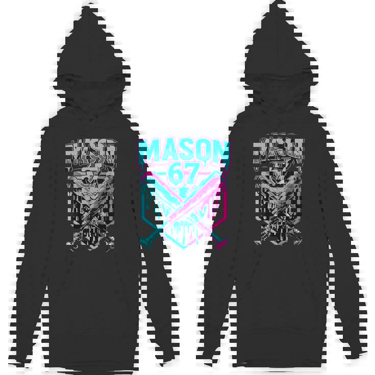 Mason 67 Ice Cream Drip Baseball Meme Graphics Hoodie