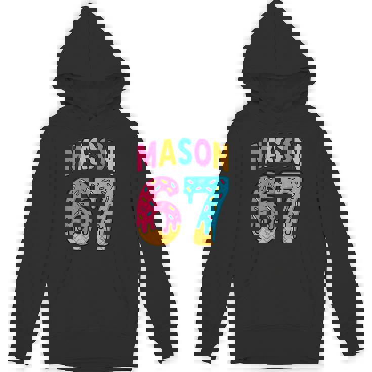 Mason 67 Ice Cream Meme Six Seven On Back Hoodie