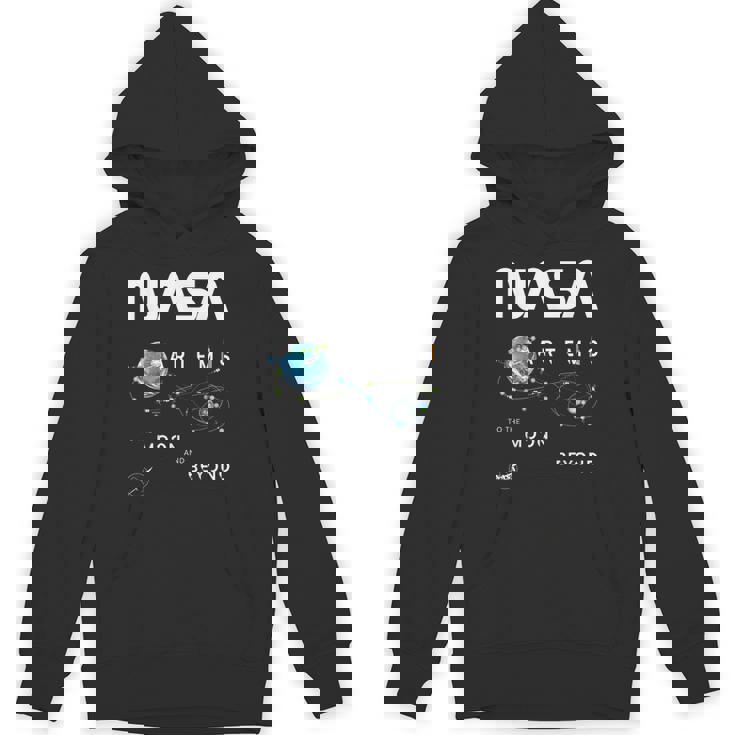 Nasa アルテミスミッション探査記章ワームロゴ Hoodie