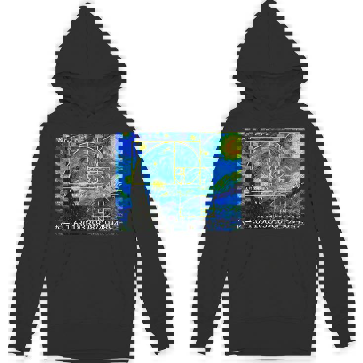 Nerdy 星月夜 フィボナッチ ゴールデン スパイラル 数学の先生 Hoodie