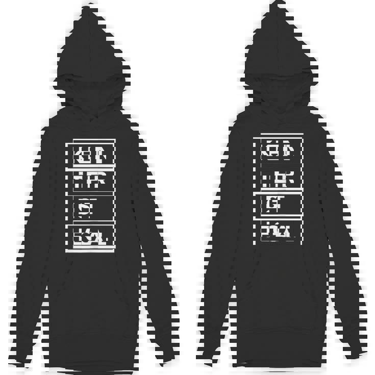 No Animal Is No Matter Animal Protection パーカー