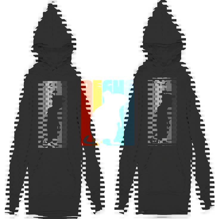 Octodon Degus 格言 ヴィンテージ シルエット レトロ デグ パーカー