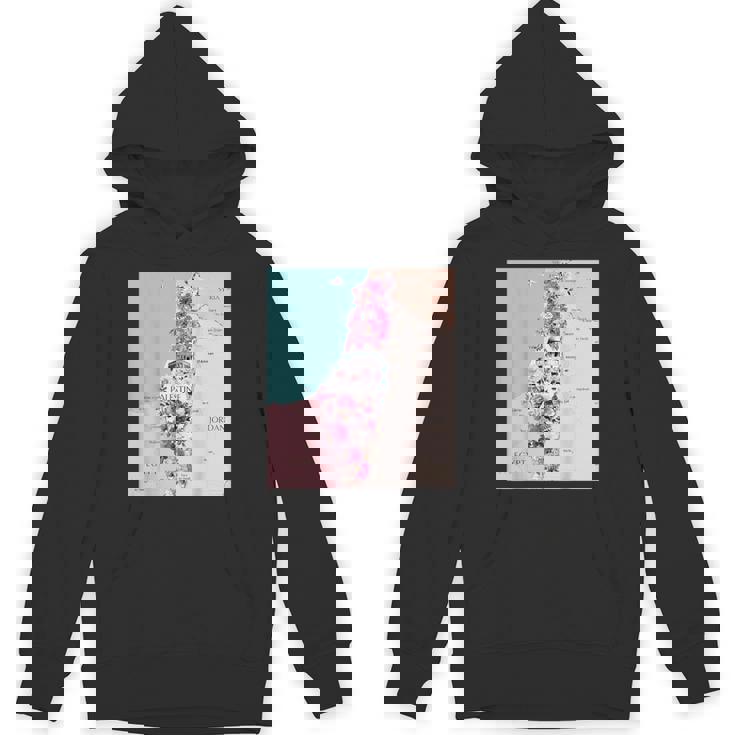 Palestine Map Palestinians Map パーカー