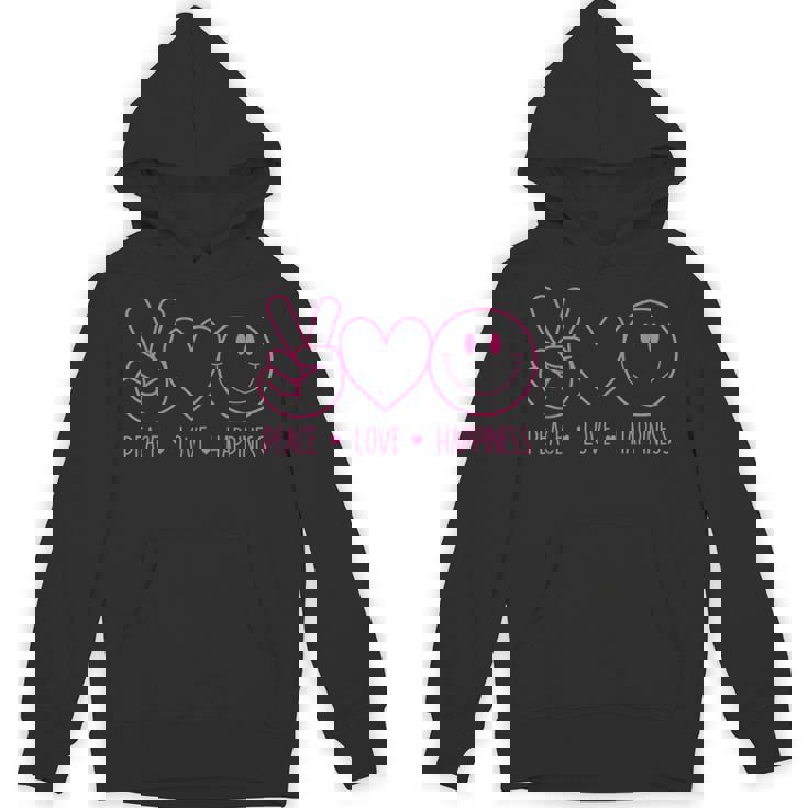 Peace Love Happiness シャツ ハッピーフェイス スマイルフェイス ヒッピー パーカー