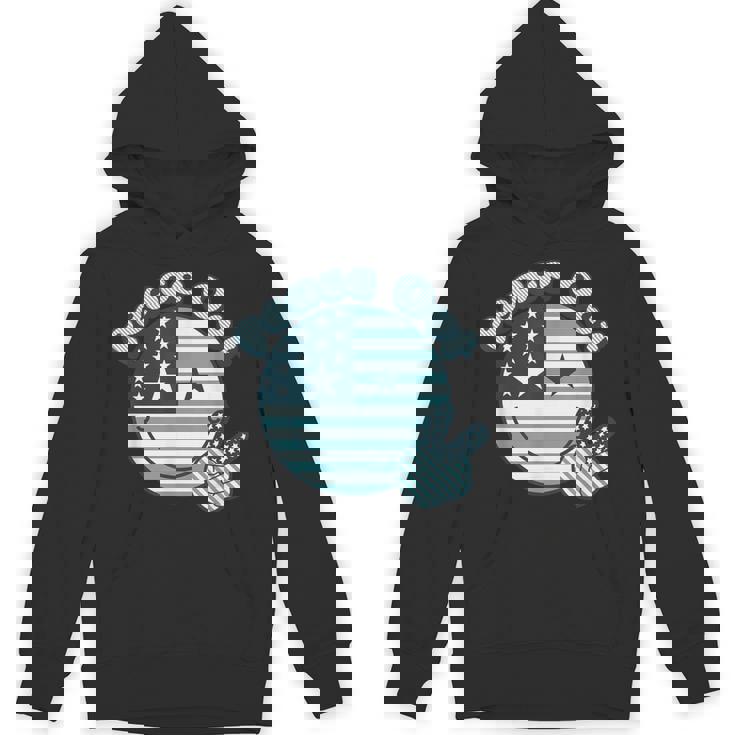 Peace Out 星条旗 ピースサイン 男女 色あせ パーカー