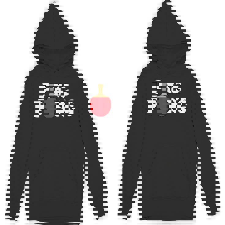 Ping Pong ピンポン卓球 おもしろレトロ Hoodie