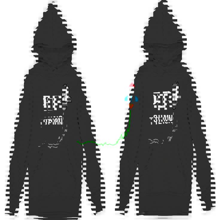 Pltr To The Moontock Ticker Wsb 面白いミーム パーカー