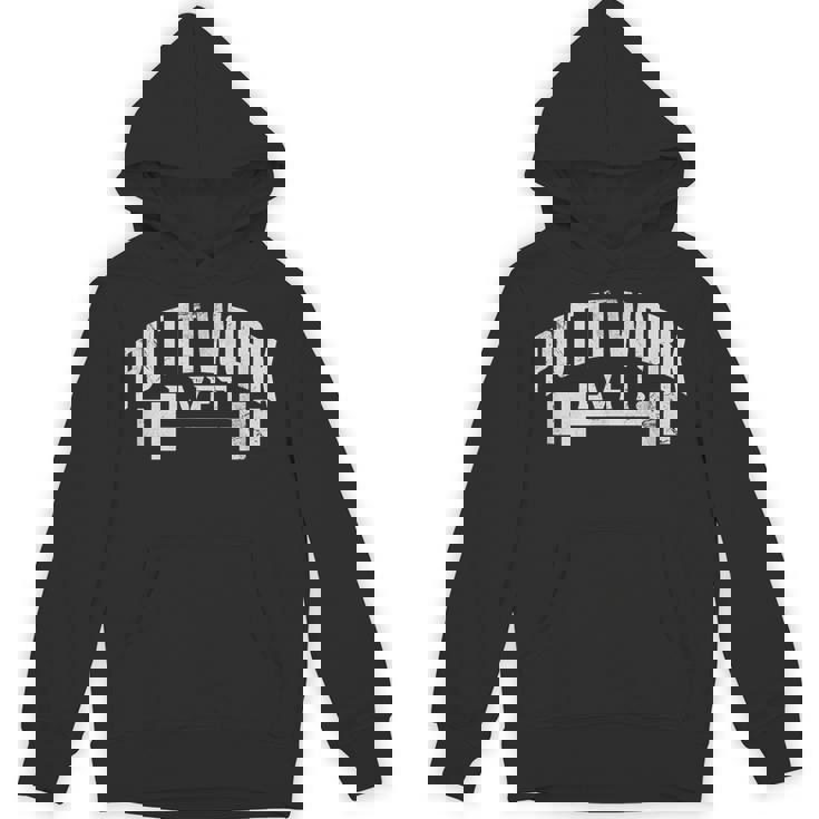 Put It Work Lvft ジム ボディービル ボディービルダー リフティング グランジ パーカー