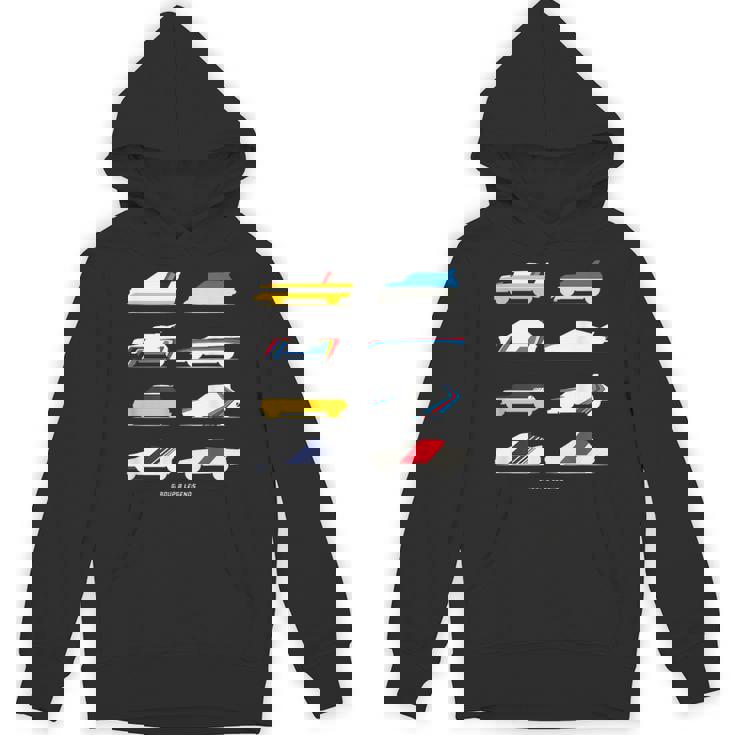 Rally Legends Group B クラシック ラリーカー デザイン パーカー