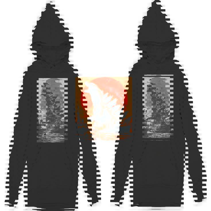 Retro Vintage Japanese Legendary Monster Kaiju Hoodie