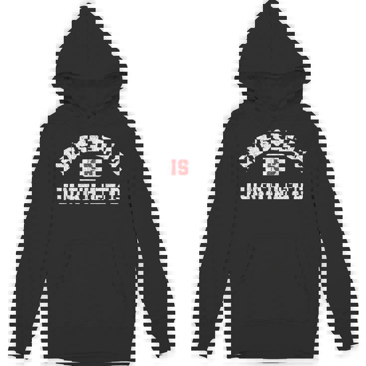 Russell Is Unathletic ユーモラスなアスリート プットダウン パーカー