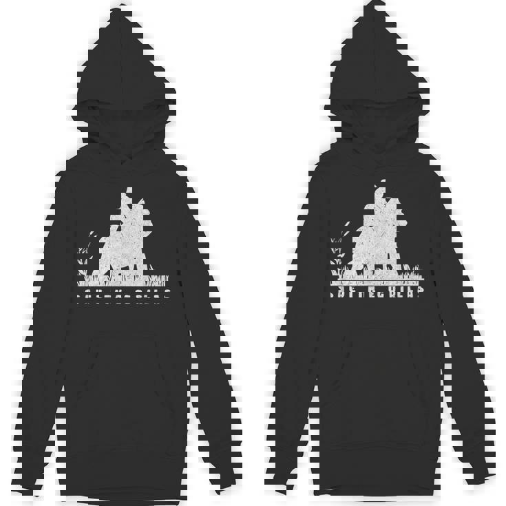 Save The Gorillas ママ&ベイビーゴリラ パーカー