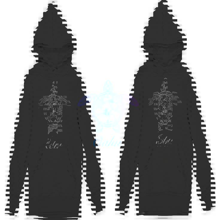 Save The Hawaii ウミガメ ハワイアン ブルー トライバル 亀 ホヌ Hoodie