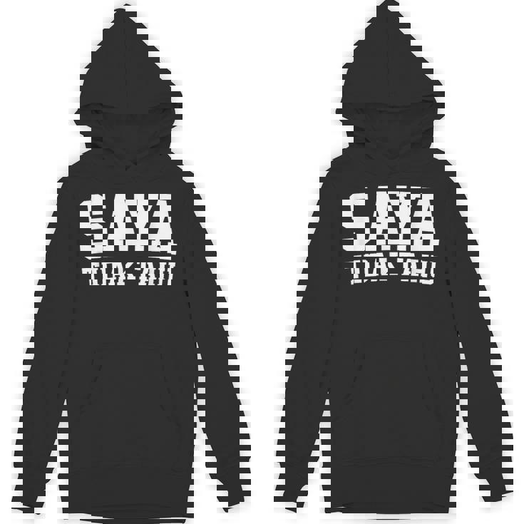 Saya Tidak Tahu インドネシアの学生 I Don't Know パーカー