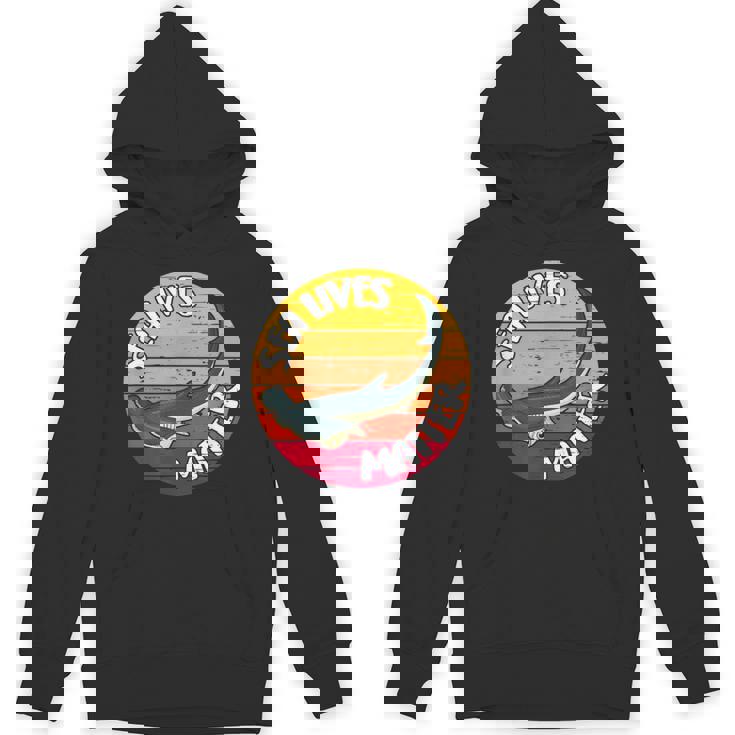 Sea Lives Matter ハンマーヘッドシャークを守る海の命 Hoodie