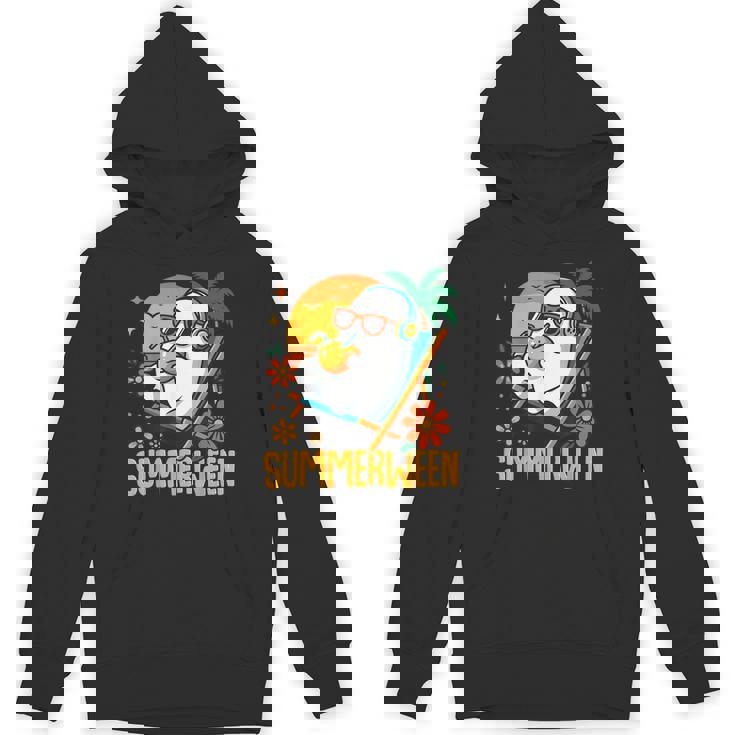 Summerween Ghost Halloween Summer Beach Vibes Hoodie