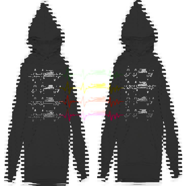 Swimmer スイミング ハートビート バタフライ ファニースイム パーカー