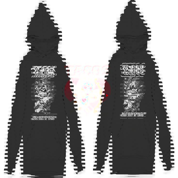 Taco Lovers バレンタインデー シュガースカル キューピッド メキシカンアート パーカー