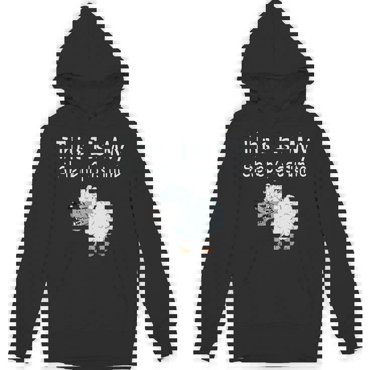 This Is Myheep Costume 羊の皮を被った狼 面白い羊 パーカー