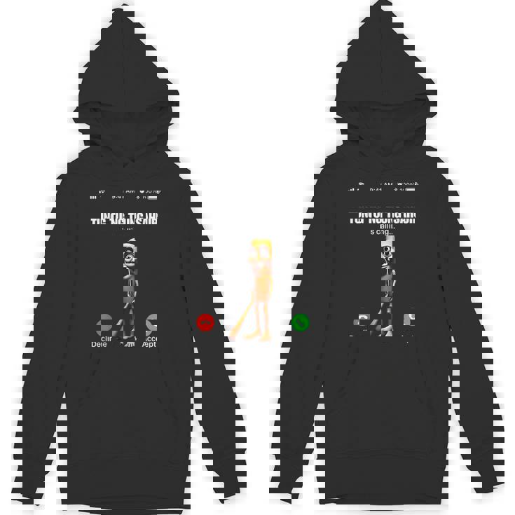 Tung Tung Tungahur-イタリアのブレインロットミーム パーカー